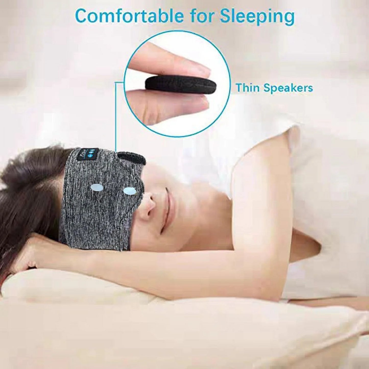 Wireless Sleep Mask Headphones – Bluetooth Eye Mask for Sleep, Travel & Relaxation 💤🎧